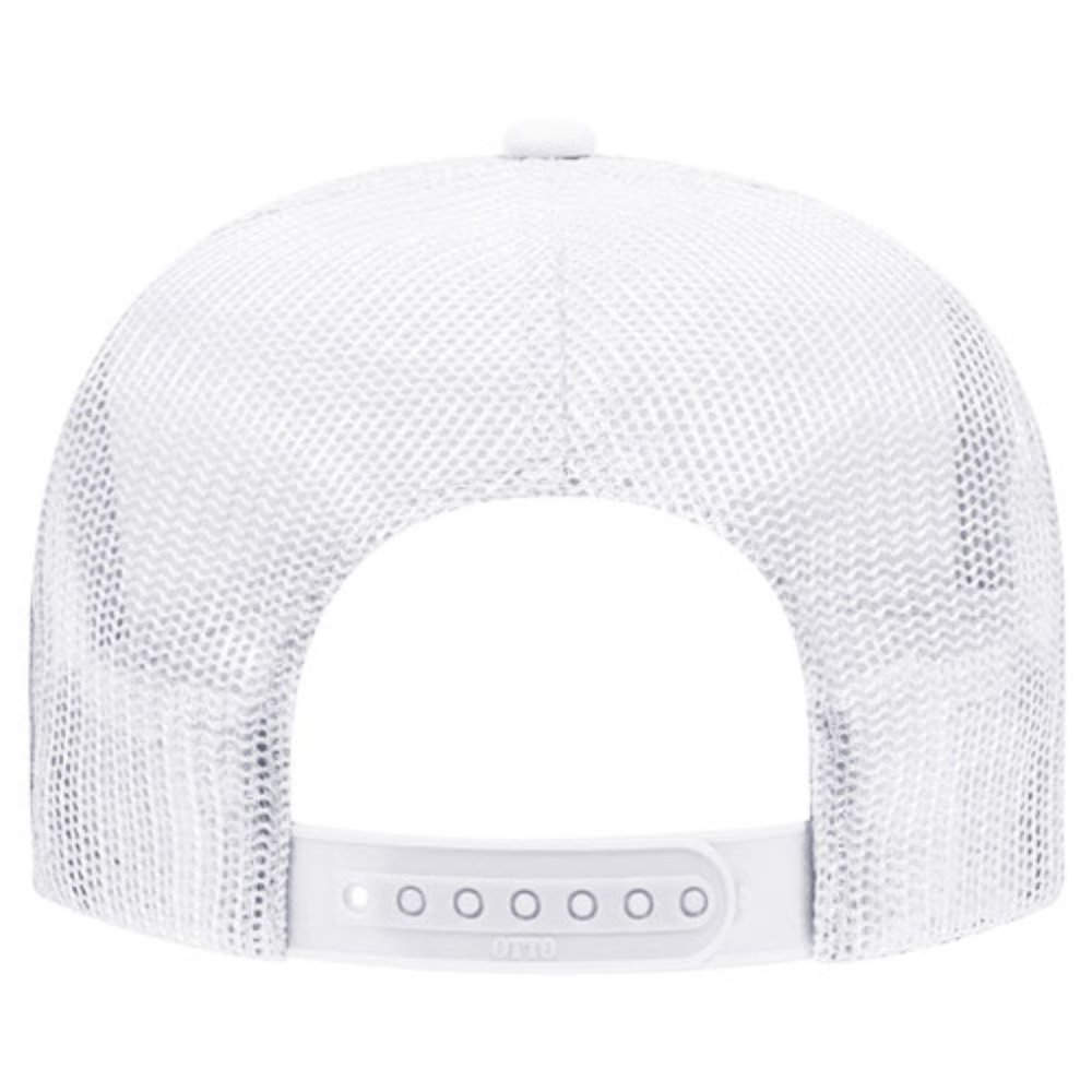 🆕Professional Over Thinker Foam Trucker Hat Mesh Snapback Cap White - Picture 2 of 2